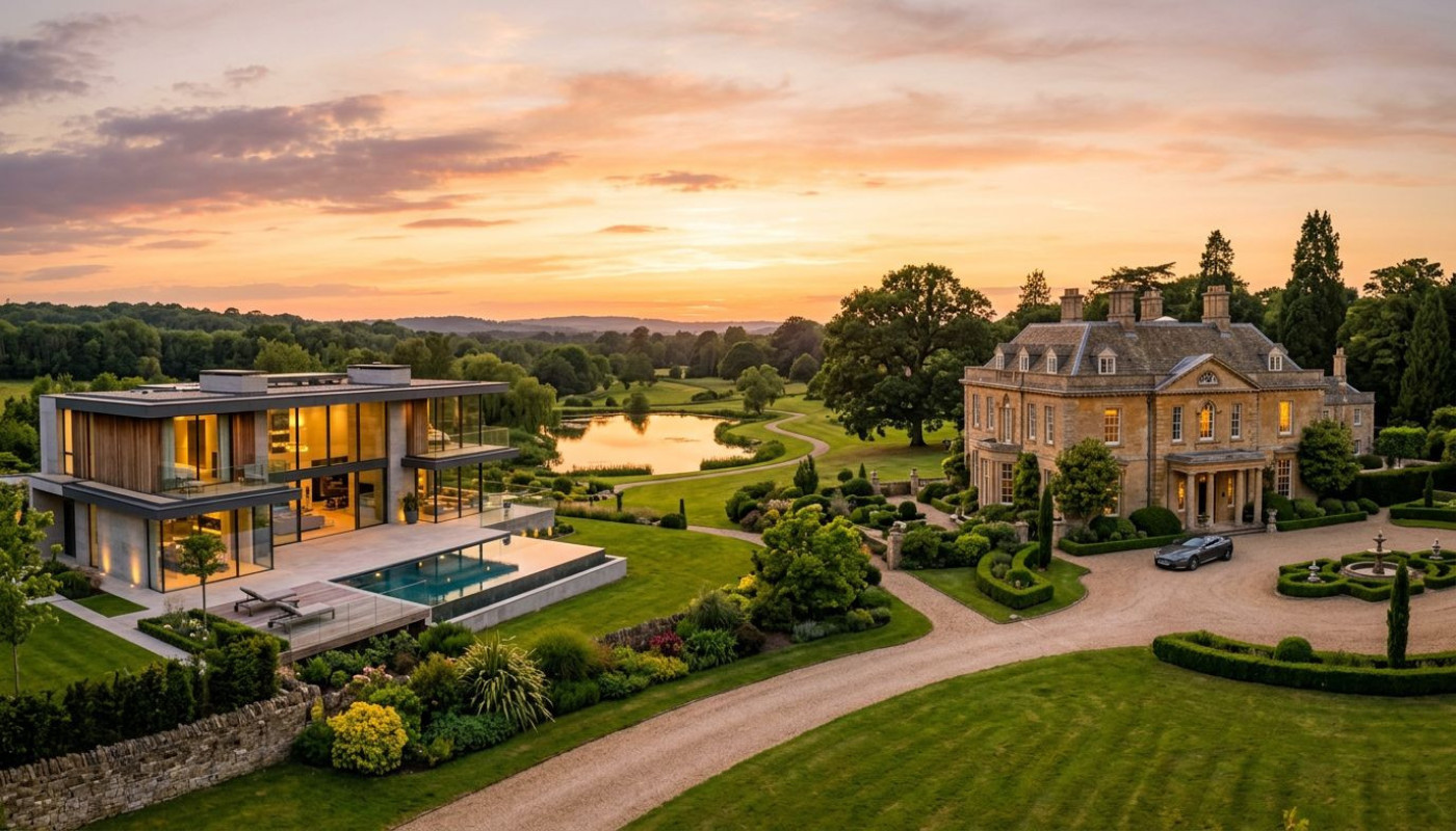 L'architecture moderne versus traditionnelle dans l'immobilier de luxe